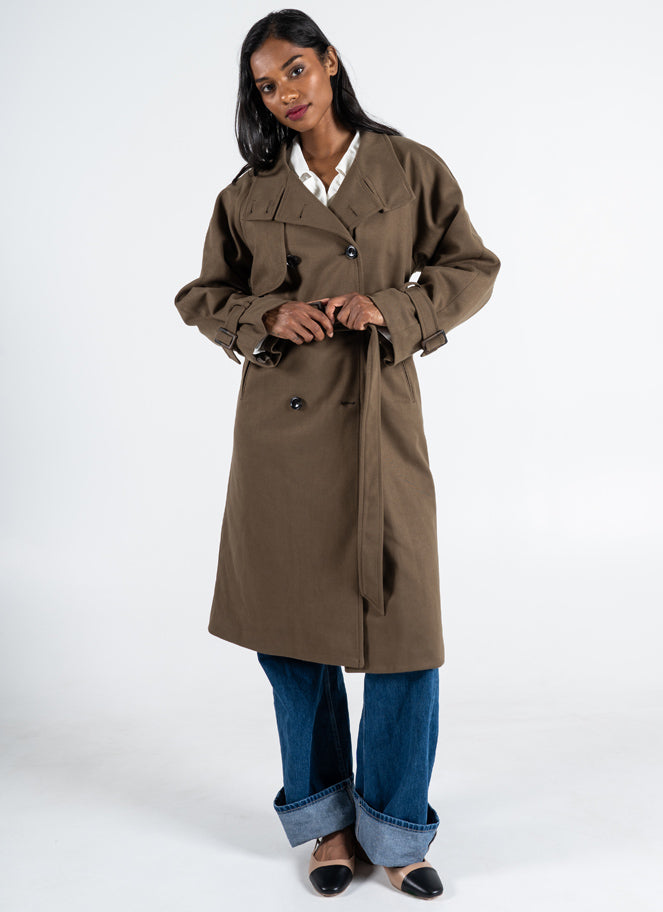 Double Breasted Trench Coat