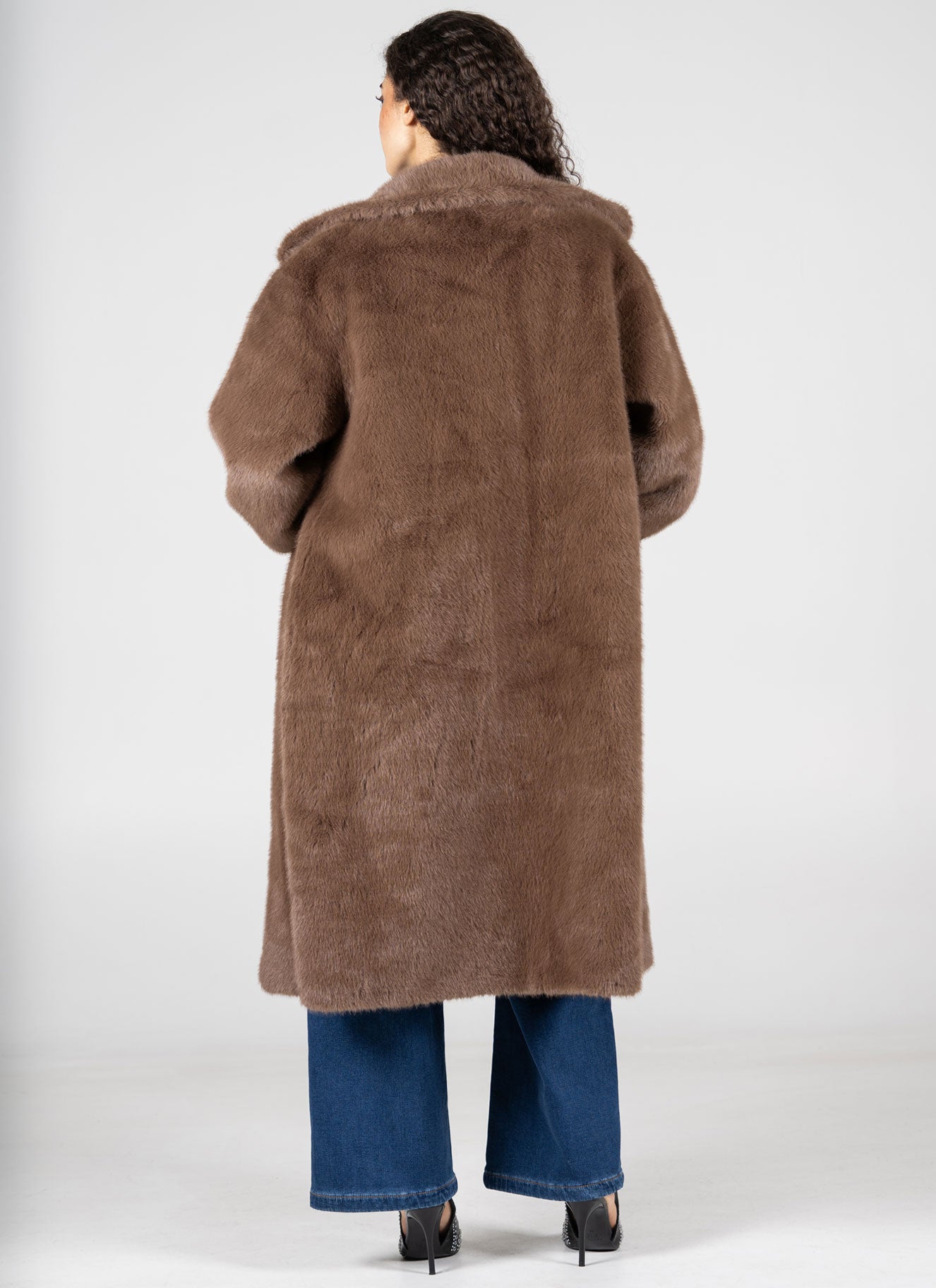 Faux Fur Long Coat – Buy C'est Moi - Canada