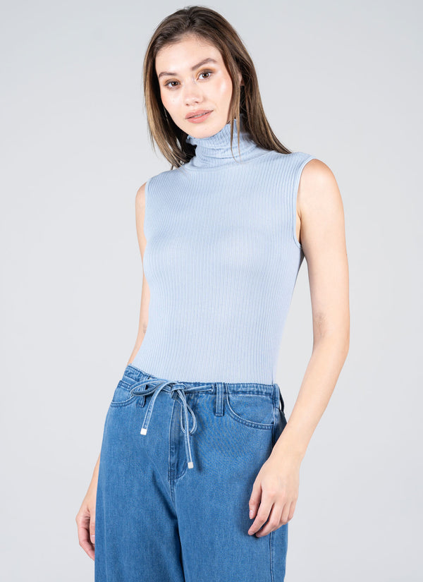 Seamless Rib S/Less TN Top