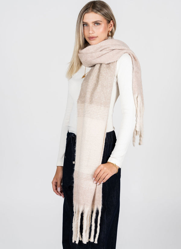 Checked Pattern Scarf
