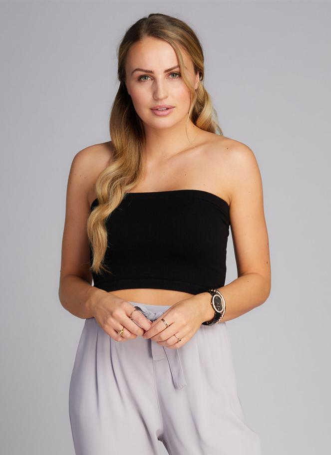 Bamboo Crop Tube Top