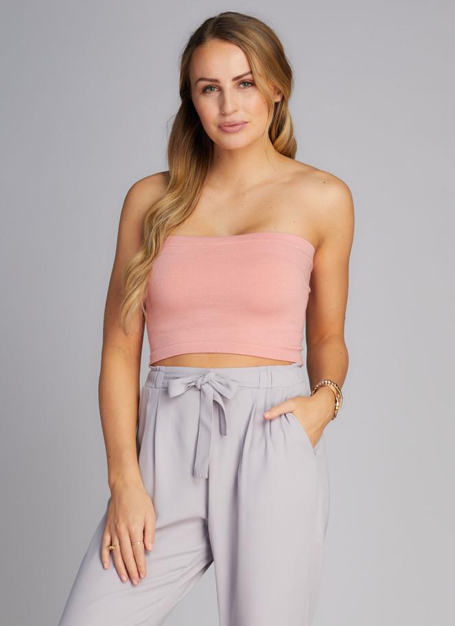 Bamboo Crop Tube Top