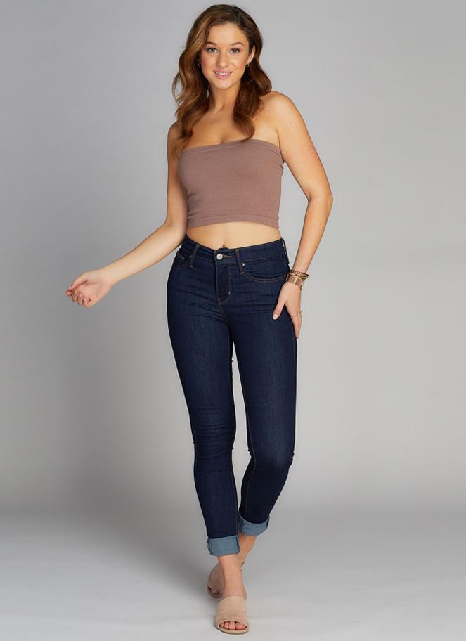 Bamboo Crop Tube Top