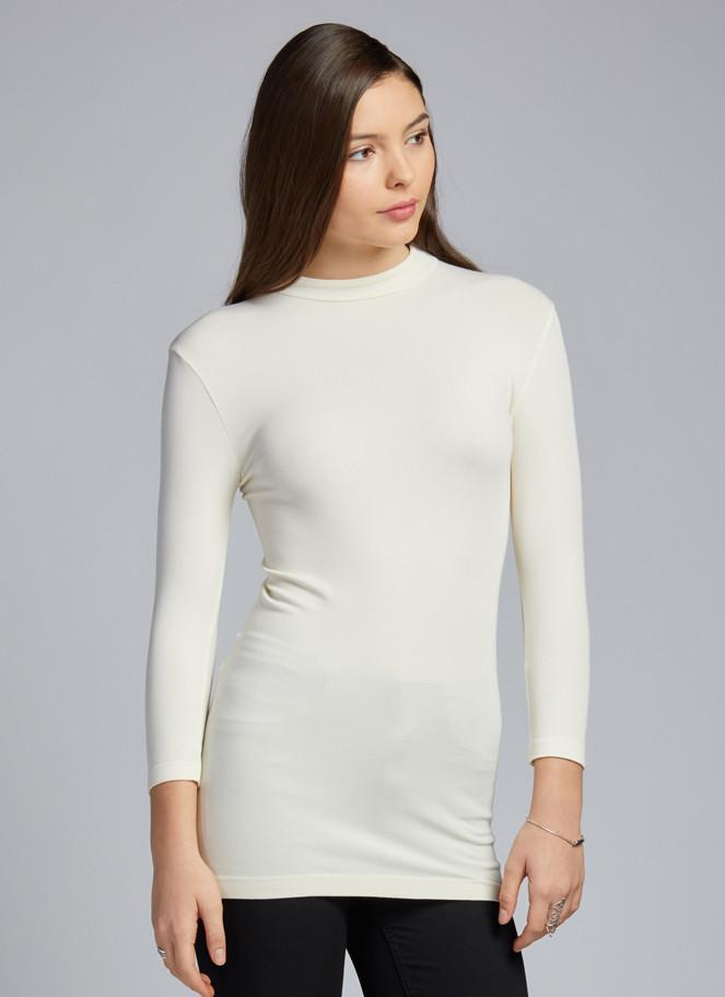 Bamboo 3/4 Sleeve Mock Neck Top – Buy C'est Moi - Canada