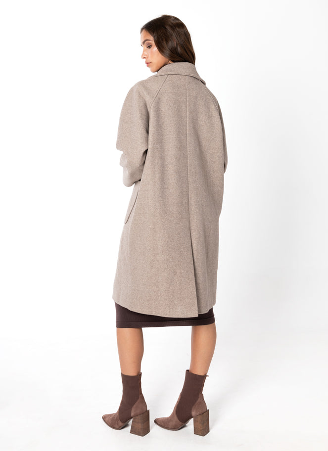 Relaxed Straight Overcoat